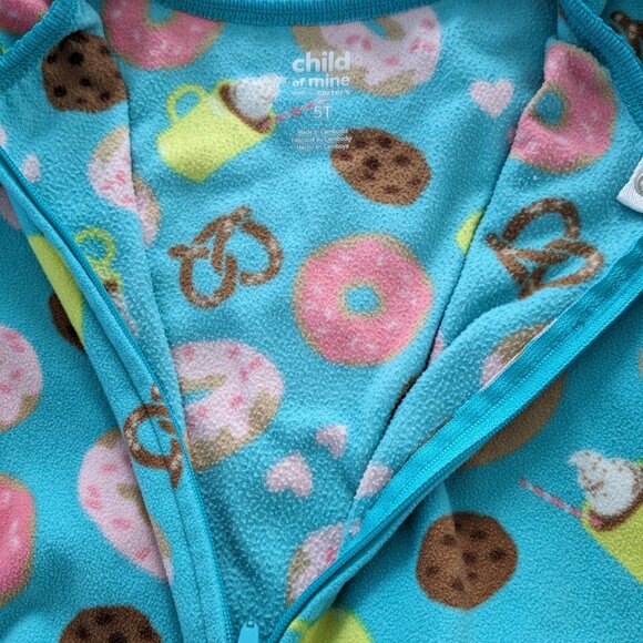 Cozy Kids Pajamas Set - Pink, Blue, and Pink Stripes - Picture 13 of 14